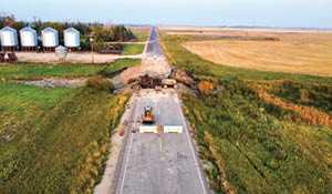 Repairs on Highway 308 have started 